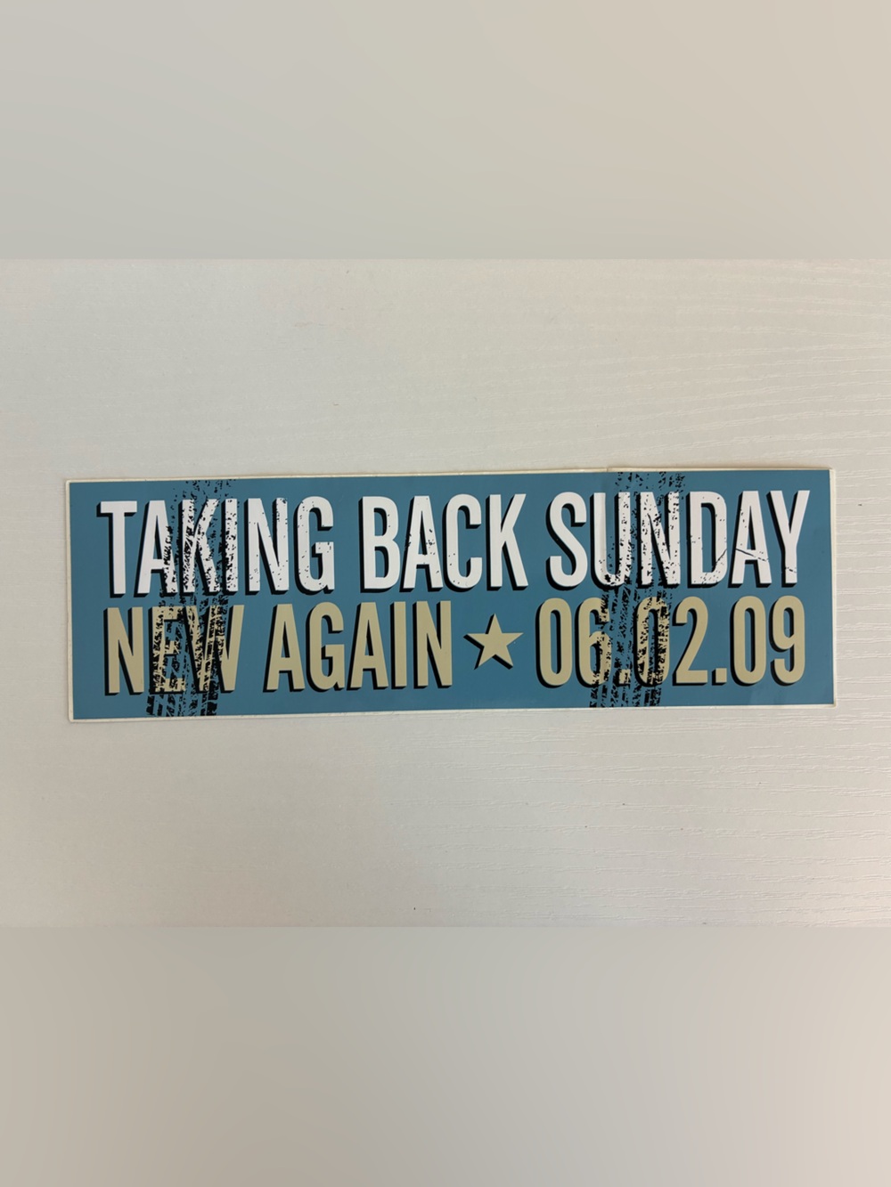 Taking Back Sunday - New Again - Sticker